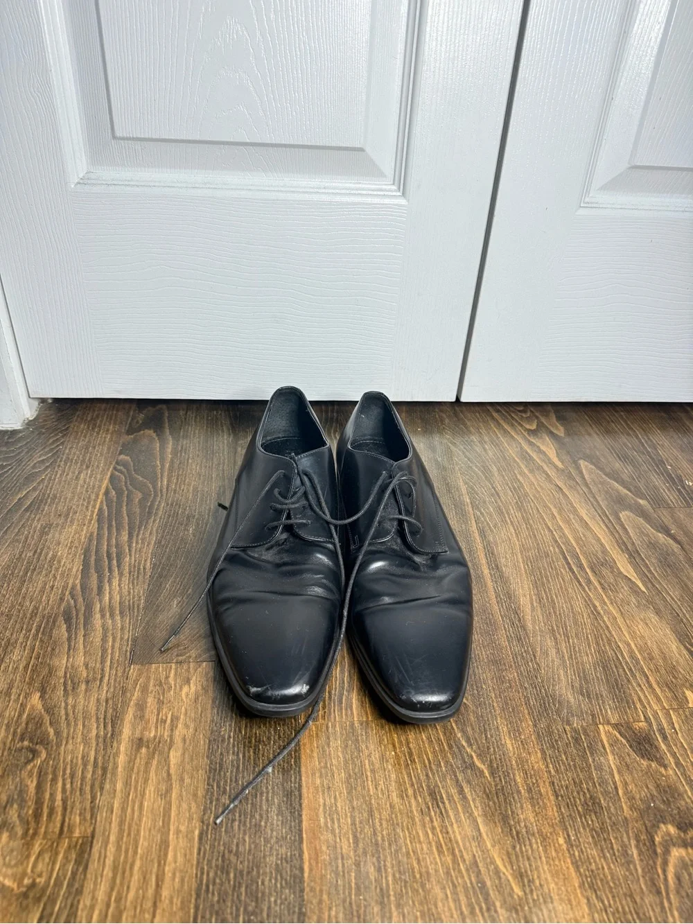 Nordstrom Classic Men’s Black Leather Lace-Up Dress Shoes